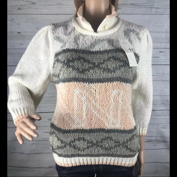 True Vintage Sweater 💕 New 80s Style - Picture 1 of 12